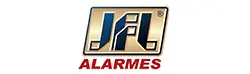 Logo oficial da empresa parceira JFL Alarmes